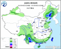 降水分布图